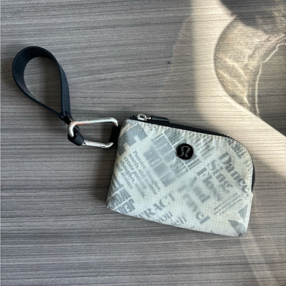 Lululemon keychain wallet